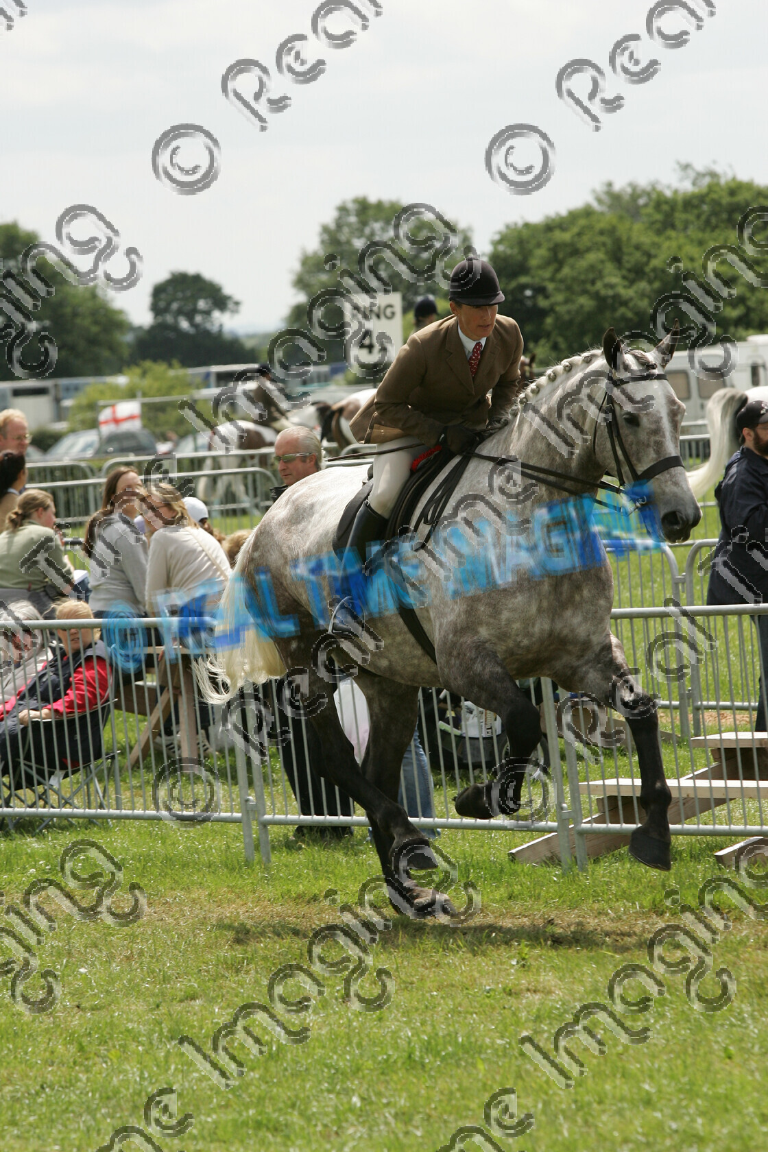 S06-26-5-162 
 Keywords: Cheshire County Show
Tuesday 20 June 2006
2238 SILVER STREAM
rider Jayne Webber
dappled grey gray
Heavyweight Hunter
horse pony show showing
rosette rosettes prize winner
champion first best
presentation award
gallop galloping action moving flat