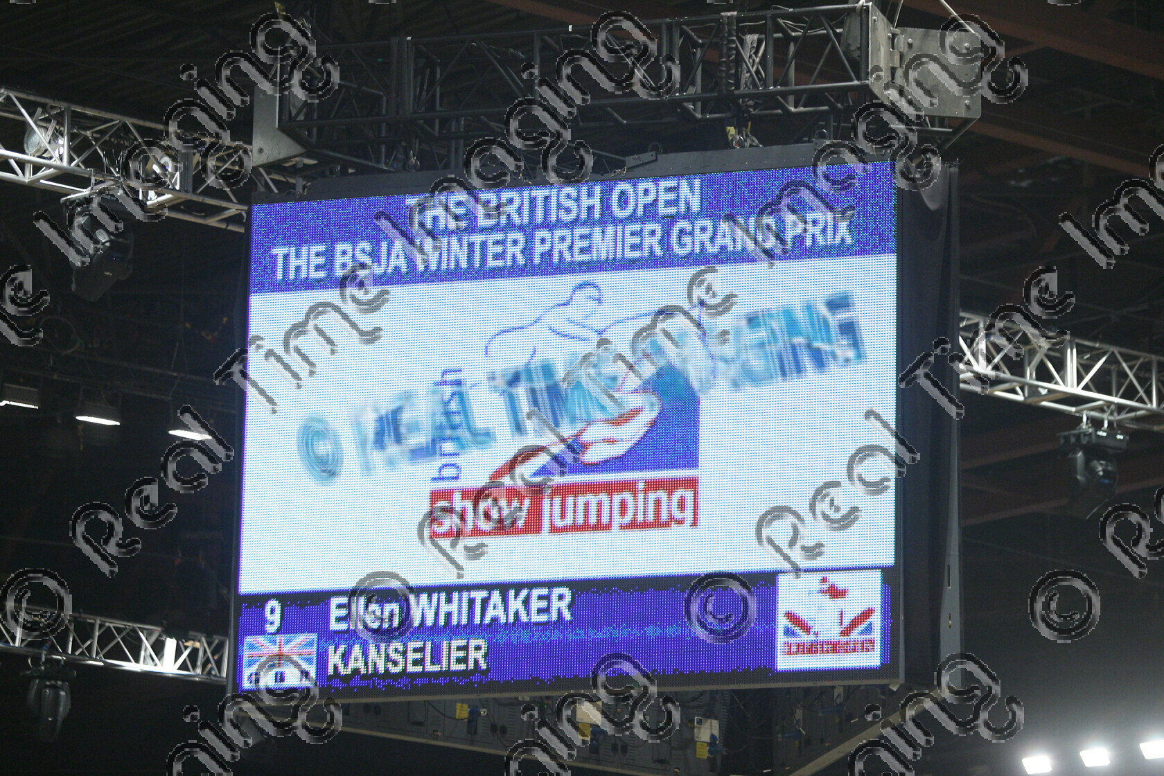 S09-13-04-055 
 Keywords: The British Open Showjumping Championships, LG Arena, NEC, Birmingham, UK, Thursday, 16, April, 2009, BSJA, KANSELIER, `Rider: , Ellen Whitaker